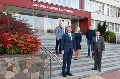 Šiaulių miesto mero Artūro Visocko vizitas Joniškio rajono savivaldybėje
