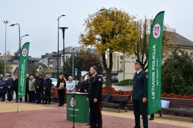 Policijos pareigūnai paminėjo artėjančią profesinę šventę