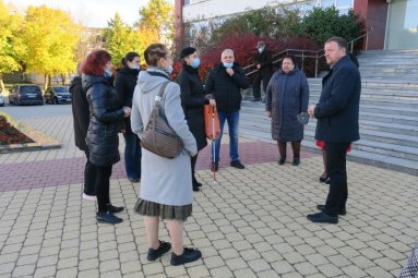 Susitikta su Lietuvos aklųjų ir silpnaregių sąjungos Joniškio rajono filialo atstovais