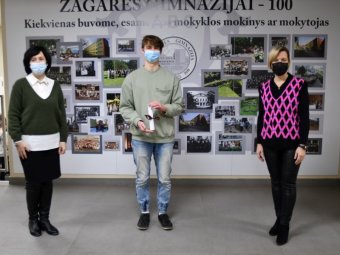 Lietuvos jaunimo metų logotipo nugalėtojas – Žagarės gimnazistas