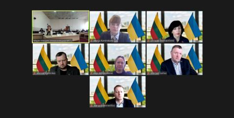 Joniškio rajono savivaldybės vadovai išreiškė solidarumą Ukrainai