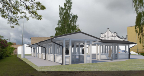 Rengiami prekybos paviljonų statybos projektiniai sprendiniai