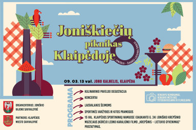 Joniškiečių piknikas – jau rugsėjo 3 d. Jono kalnelyje, Klaipėdoje