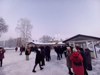 Atlikti prekybos paviljonų Upytės g. 8 įrengimo darbai