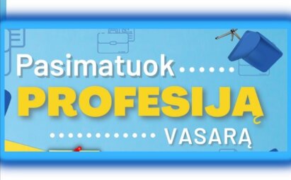Jaunimo reikalų agentūra kviečia jaunimą „pasimatuoti“ profesiją vasarą