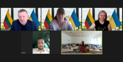 Su nepriklausomybės diena pasveikintas miestas-partneris 