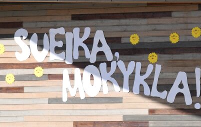 Su naujais mokslo metais pasveikinta rajono švietimo bendruomenė