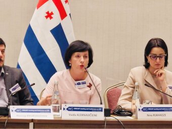 Vicemerė pristatė Joniškio rajono savivaldybės patirtį Batumyje