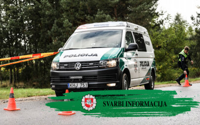 Policija prašo nepanikuoti, dalijasi rekomendacijomis, kaip elgtis gavus grasinantį pranešimą