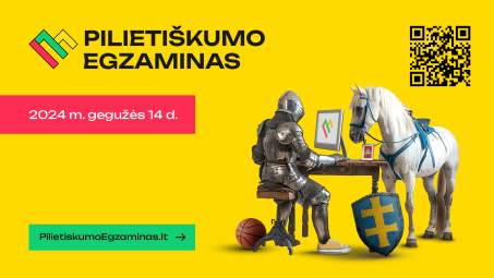 Kviečia dalyvauti pirmajame Pilietiškumo egzamine!