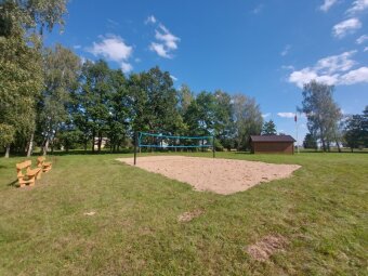Ramoškių kaimo bendruomenė įgyvendino projektą „Ramoškių kaimo poilsio zonos pritaikymas aktyviam...