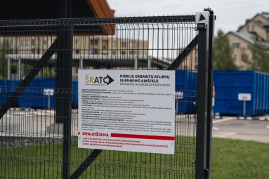 Didelių gabaritų atliekų surinkimo aikštelės: atliekas galima pristatyti tik savo ir tik...