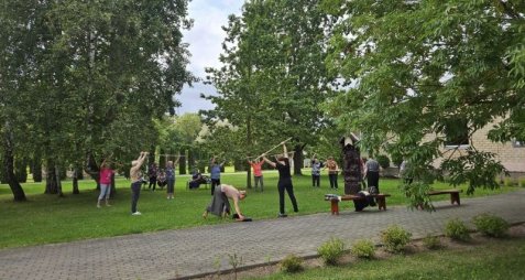 Rudiškių kaimo bendruomenė įgyvendino projektą „Aktyviai, draugiškai, sveikai“