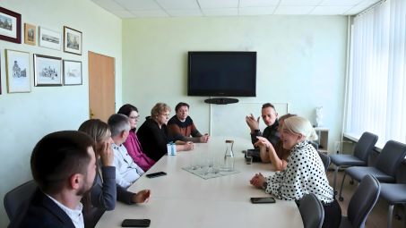 Susitikta su tarptautinio projekto dalyviais