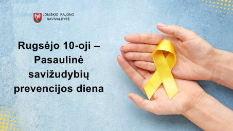 Kviečiame prisijungti prie iniciatyvos „Aš prisidedu prie savižudybių prevencijos“
