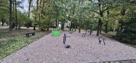 Daukšiuose atnaujinta lauko treniruoklių aikštelė